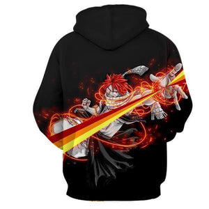 Fairy Tail Hoodie - 3D Printed Hoodie Dragneel Natsu