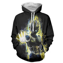 Load image into Gallery viewer, Dragon Ball Z Hoodie - SSJ Vegeta Hoodie - DBZ Hoodie