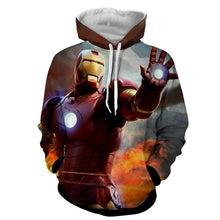 Load image into Gallery viewer, Iron Man Attack 3D Printed Hoodie