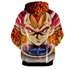 Load image into Gallery viewer, Dragon Ball Super Z Hoodie - Vegeta SSj God 3D hoodie