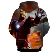 Load image into Gallery viewer, Iron Man Attack 3D Printed Hoodie