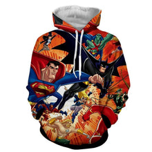 Load image into Gallery viewer, Justice League 3D Printed Hoodie All Super Heros