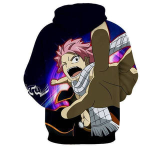 Fairy Tail Hoodie - Dragneel Natsu Hoodie 3D Printed
