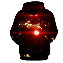 Load image into Gallery viewer, Iron Man Light Flare 3D Printed Hoodie