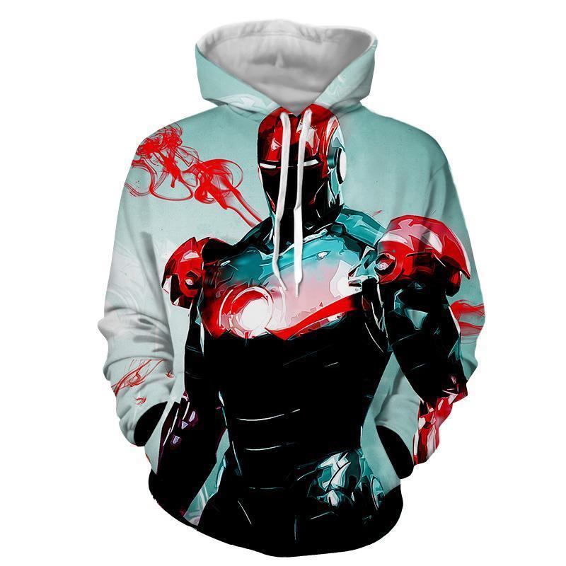 Iron Man Color Splash 3D Printed Hoodie
