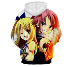 Load image into Gallery viewer, Fairy Tail Natsu Dragneel And Lucy Heartfilia 3D Hoodies