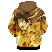 Load image into Gallery viewer, Eren Yeager Hoodie- Attack On Titan 3D Hoodie - JACKET