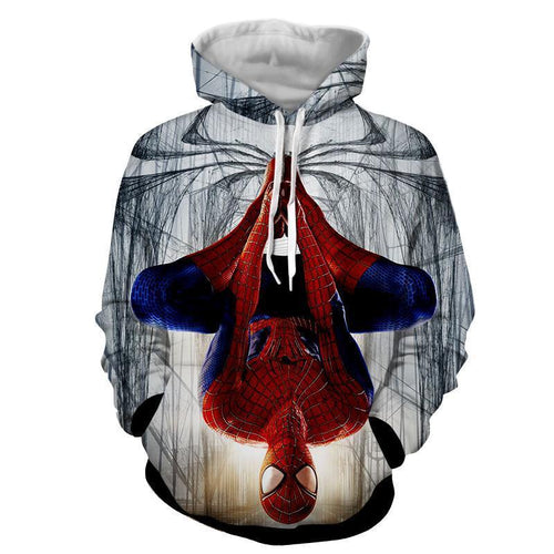 Hanged Spiderman 3D Hoodie - Jacket