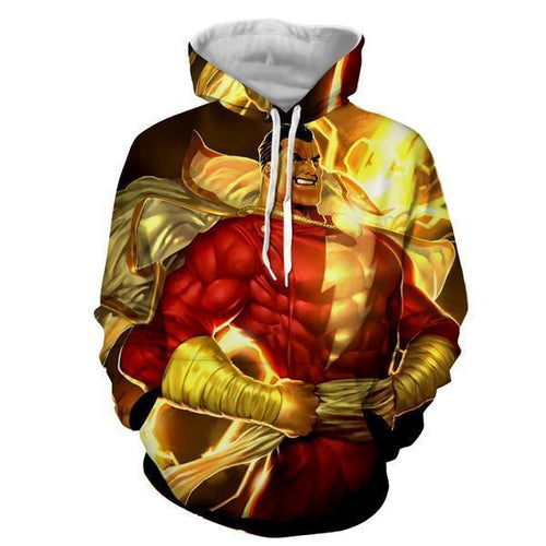 Bold Shazam 3D Hoodie - Jacket
