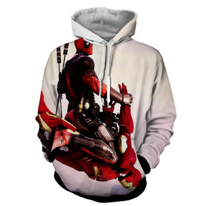 Deadpool Hoodie - Deadpool In Action - Deadpool Jacket