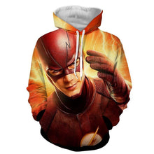 Load image into Gallery viewer, Fire Flash 3D Printed Hoodie - The Flash Jacket - Star Lab Hoodie