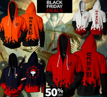 Load image into Gallery viewer, BLACK FRIDAY DEAL Naruto Bundle# 3 | Four Zip Up In One