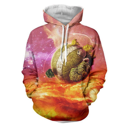 Dragon Ball Super Hoodie - Popo Planet 3D Hoodie - DBS Hoodie