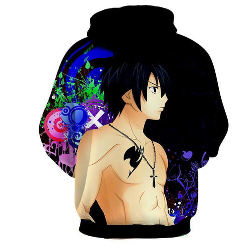 Fairy Tail Hoodie - Gray Fullbuster 3D Hoodie