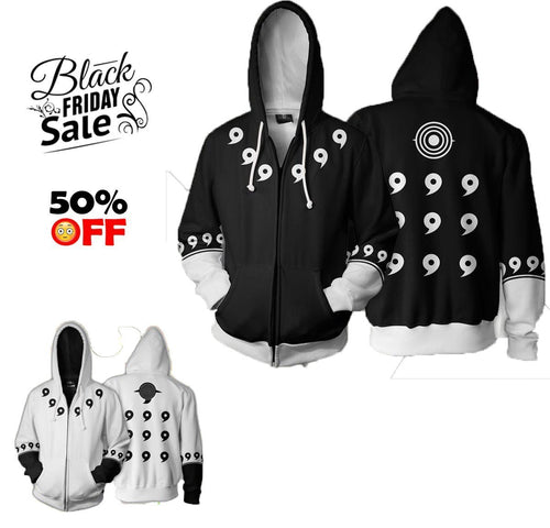 BLACK FRIDAY DEAL Naruto Bundle# 9 | TWO Zip Up In One