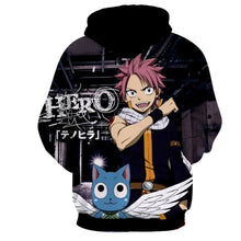 Load image into Gallery viewer, Fairy Tail Natsu Dragneel Hero 3D Hoodies