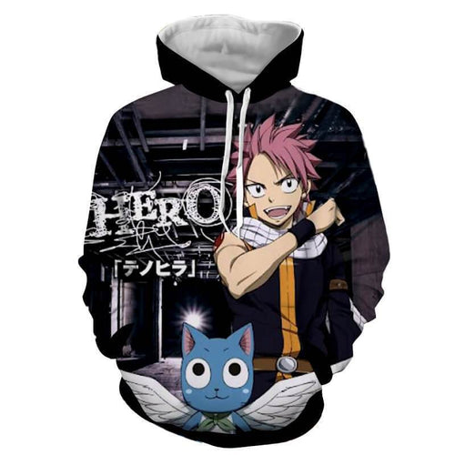 Fairy Tail Natsu Dragneel Hero 3D Hoodies