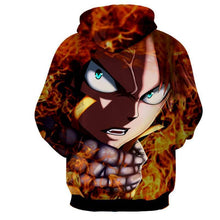 Load image into Gallery viewer, Fairy Tail Natsu RED Dragneel 3D Hoodies