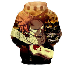 Load image into Gallery viewer, Fairy Tail Natsu Dragneel Fighting 3D Hoodies