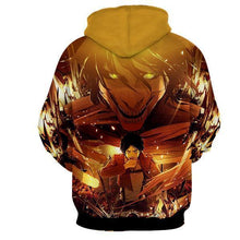 Load image into Gallery viewer, Eren Yeager Hoodie- Attack On Titan 3D Hoodie - JACKET