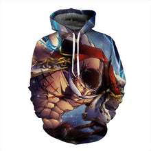 Load image into Gallery viewer, White Beard on rage 3D Hoodie - Jacket - One Piece