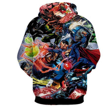 Load image into Gallery viewer, Justice League 3D Printed Hoodie / Super Man / Batman / Wonder Women &amp; All Heros