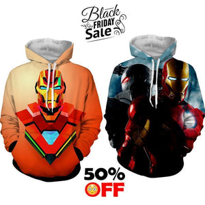 BLACK FRIDAY DEAL #28 - Iron Man 2 Hoodies Bundle