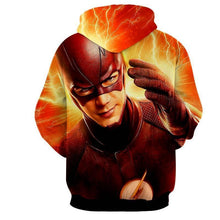 Load image into Gallery viewer, Fire Flash 3D Printed Hoodie - The Flash Jacket - Star Lab Hoodie