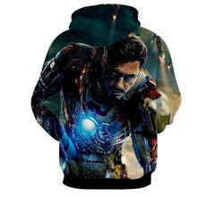 Load image into Gallery viewer, Iron Man Battle 3D Printed Hoodie