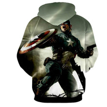 Load image into Gallery viewer, Captain America 3D Printed Hoodie During War