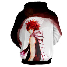 Load image into Gallery viewer, Natsu Dragneel Fairy Tail Black &amp; White 3D Hoodies