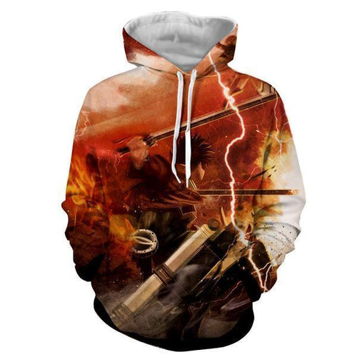 Eren Yeager Hoodie- Attack On Titan 3D Hoodie - JACKET
