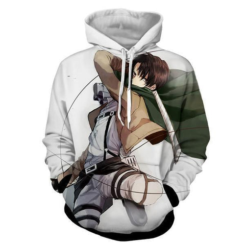 Levi Ackerman Hoodie- Attack On Titan 3D Hoodie - JACKET