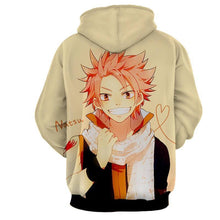 Load image into Gallery viewer, Natsu Dragneel Yellow Fairy Tail 3D Hoodies