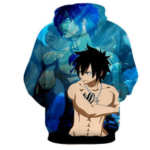 Load image into Gallery viewer, Fairy Tail Hoodie - Gray Fullbuster Hoodie