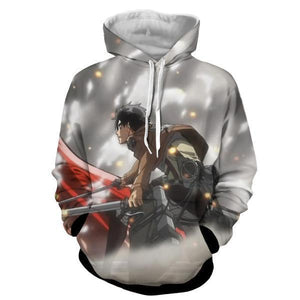 Eren Yeager Hoodie- Attack On Titan 3D Hoodie - JACKET
