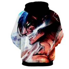 Load image into Gallery viewer, Eren Yeager Hoodie- Attack On Titan 3D Hoodie - JACKET