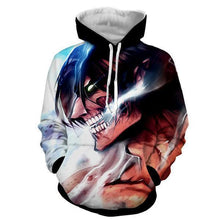 Load image into Gallery viewer, Eren Yeager Hoodie- Attack On Titan 3D Hoodie - JACKET