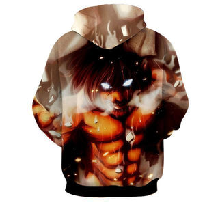 Eren Yeager Hoodie- Attack On Titan 3D Hoodie - JACKET