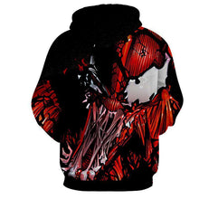 Load image into Gallery viewer, Red Venom Attack Spiderman 3D Hoodie - Jacket