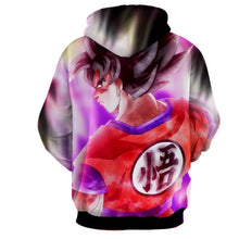 Load image into Gallery viewer, Dragon Ball Z Super - Goku Silver Eyes 3D Hoodie - Jacket