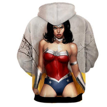 Load image into Gallery viewer, Comic Wonder Women 3D Hoodies - Wonder Women Clothing - Jacket