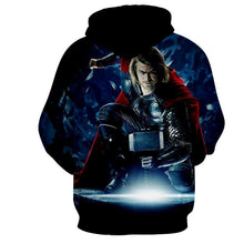 Load image into Gallery viewer, Thor Hoodies - 3D Printed Hoodie - Thor in Action