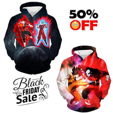 Load image into Gallery viewer, Black Friday Dragon ball Z Super Deal 14 | TWO In One 3D Hoodie Package