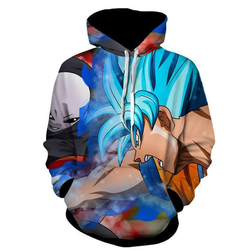 Goku Vs Jiren 3D Hoodie - Jacket - Dragon Ball Super Hoodie