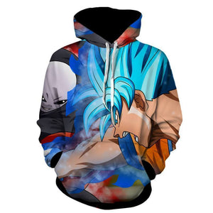 Goku Vs Jiren 3D Hoodie - Jacket - Dragon Ball Super Hoodie