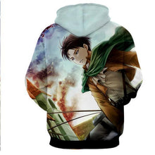 Load image into Gallery viewer, Levi Ackerman Hoodie- Attack On Titan 3D Hoodie - JACKET