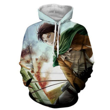 Load image into Gallery viewer, Levi Ackerman Hoodie- Attack On Titan 3D Hoodie - JACKET