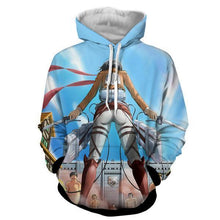 Load image into Gallery viewer, Mikasa Ackermann Hoodie- Attack On Titan 3D Hoodie - JACKET
