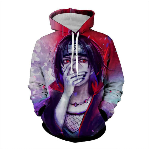 Naruto Hoodie - Itachi Uchiha 3D Hoodie - Jacket